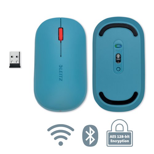 Leitz Cosy Wireless Mouse Calm Blue 65310061  56683AC