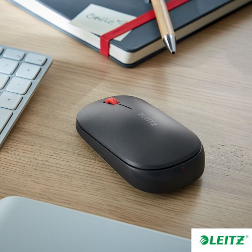 Leitz Cosy Wireless Mouse Velvet Grey 65310089  56690AC