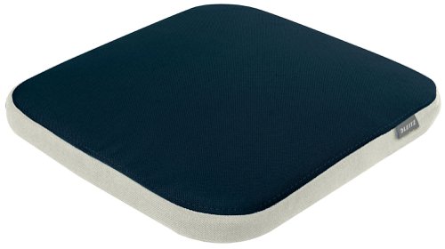 Leitz Ergo Active Wobble Cushion; Ergonomic Seat Cushion; Seat Pad for Improved Ergonomics; Seat Cushion for Office Chair Velvet Grey Cover; 65400089