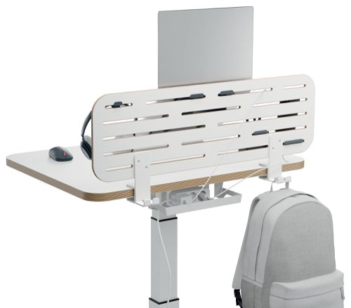 Leitz Ergo Small Pegboard Desk Organiser With Laptop Holder - 65490000