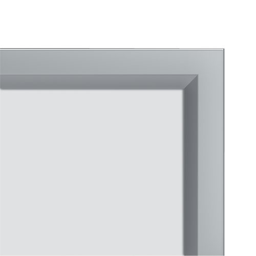 Nobo A4 Poster Frame Anodised Clip Wall Mountable Silver 1915578 - NB62068