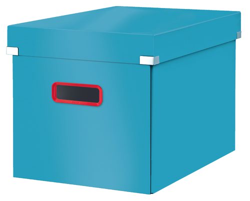 Leitz Click & Store Cosy Cube Large Storage Box Calm Blue
