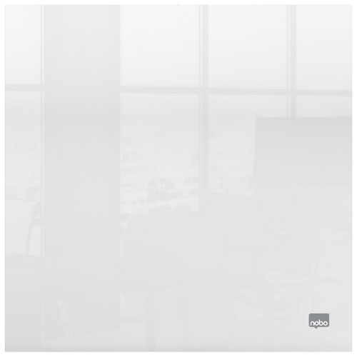 Nobo Transparent Acrylic Mini Whiteboard Desktop or Wall Mounted 300x300mm 1915616 Drywipe Boards 55885AC