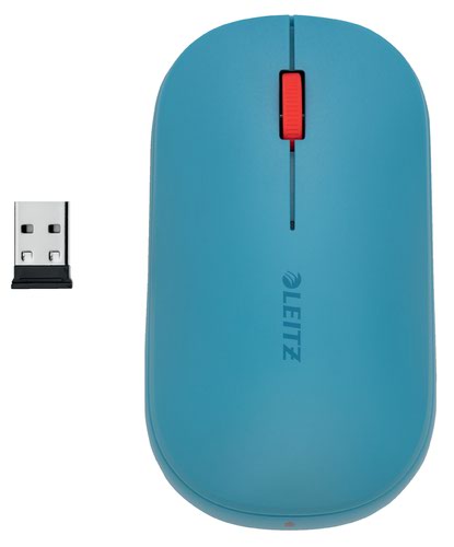 Leitz Cosy Wireless Mouse Calm Blue 65310061 56683AC Buy online at Office 5Star or contact us Tel 01594 810081 for assistance