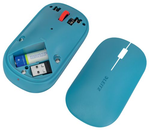 Leitz Cosy Wireless Mouse Calm Blue 65310061 ACCO Brands