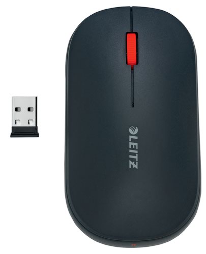 Leitz Cosy Wireless Mouse Velvet Grey 65310089 ACCO Brands