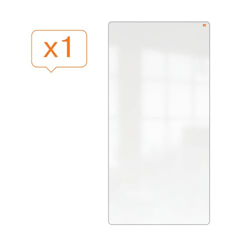 Nobo Portable Magnetic Steel Whiteboard 1800 x 900mm Grey Trim Double-Sided Lightweight Move and Meet Collaboration System White 1915563 17028AC