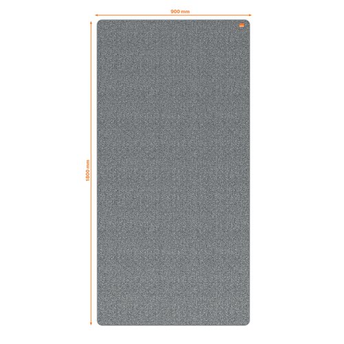 Nobo Portable Magnetic Steel Whiteboard and Notice board 1800 x 900mm Grey Trim Double-Sided Lightweight Collaboration System White 1915561  17014AC