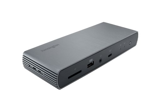 Kensington SD5700T Thunderbolt™ 4 Dual 4K Laptop Docking Station; 4 x USB Port; Compatible Windows & Apple MacBooks; Silver