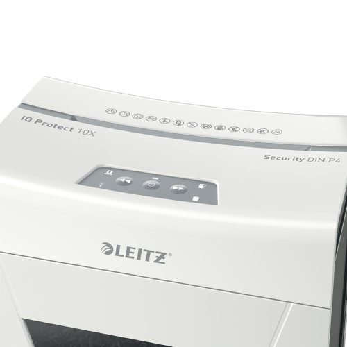 Leitz IQ Protect Premium Paper Shredder 10X White