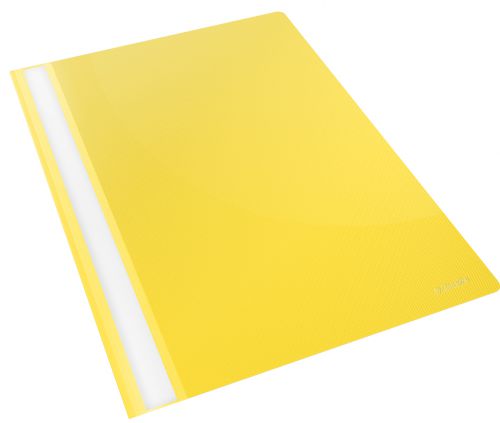 Esselte VIVIDA Report Flat File A4 Yellow Plastic With Clear Front (Box 25)