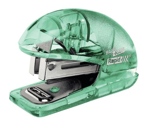 Rapid Colour Ice Mini Stapler F4 Green