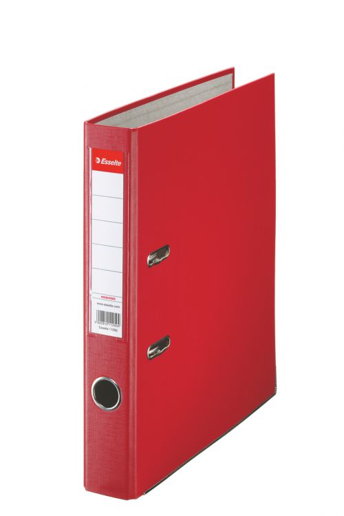 Esselte Essentials Lever Arch File A4 PP 50mm Red PK25