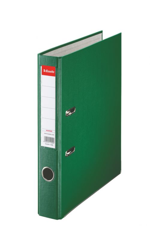 Esselte Essentials Lever Arch File A4 PP 50mm Green PK25