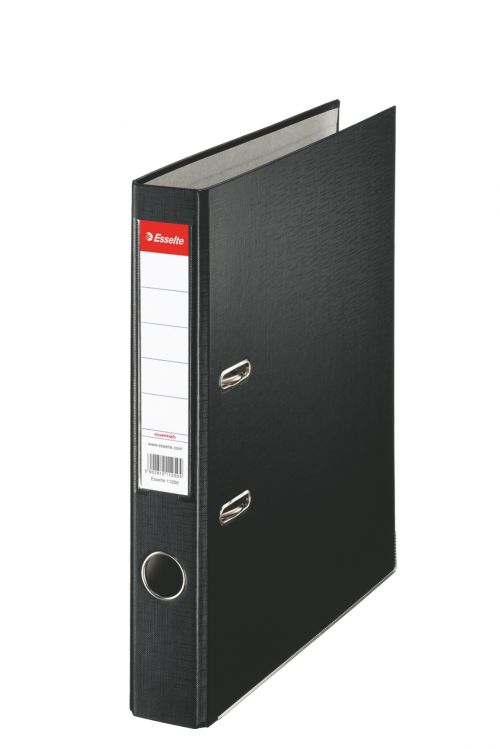 Esselte Essentials Lever Arch File A4 PP 50mm Black PK25