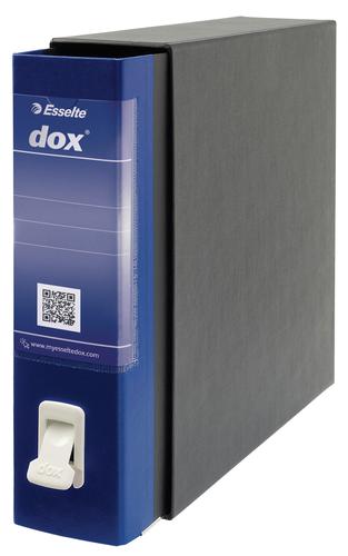 Esselte DOX 2 Class Lever Arch File Foolscap Blue - Outer carton of 6