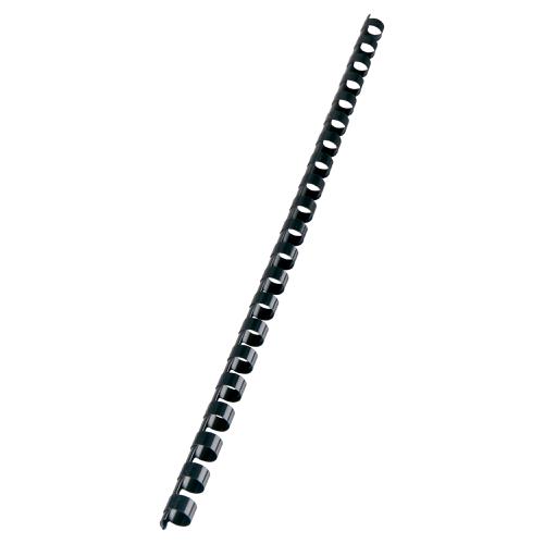 GBC CombBind A4 10mm Binding Combs Black (Pack of 100) 4028175 - GB21647