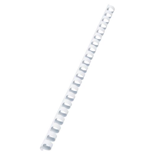 GBC Binding Comb A4 12mm White (Pack 100) 4028197 24077AC Buy online at Office 5Star or contact us Tel 01594 810081 for assistance