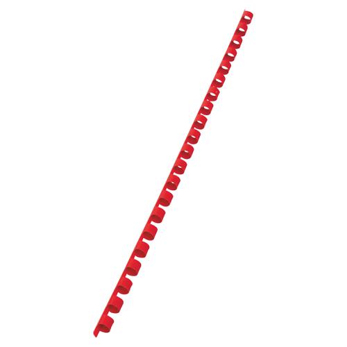 GBC Binding Comb A4 8mm Red (Pack 100) 4028214 24084AC Buy online at Office 5Star or contact us Tel 01594 810081 for assistance