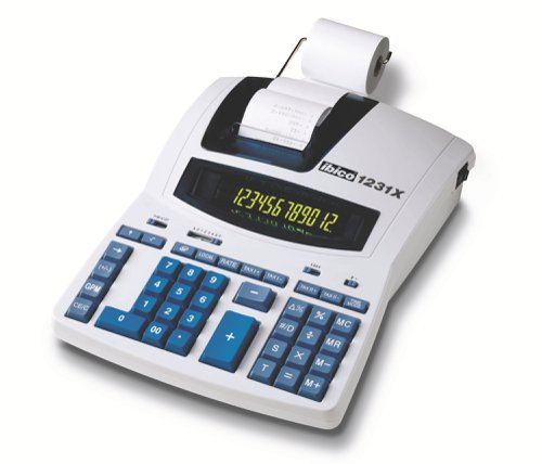 Ibico 1231X Professional Print Calculator White/Blue