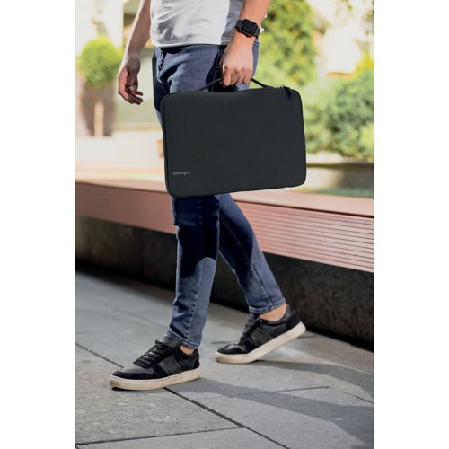 Kensington EQ Classic Laptop Sleeve 14" with Handle K60369WW Buy online at Office 5Star or contact us Tel 01594 810081 for assistance