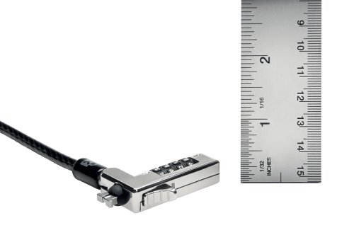 With today’s thinner laptops and tablets, a traditional cable lock head might be too thick, unevenly raising the device off its surface.The Slim Combination Laptop Lock is the strongest keyless locking solution that allows ultra-thin & 2-in-1 laptops with standard lock slots to lie flat and stable.