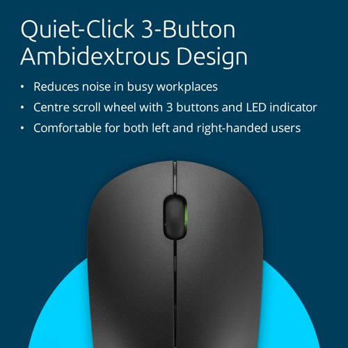 Kensington MY230 EQ Rechargeable Wireless Mouse - Midsize