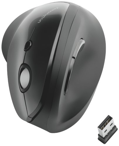 Kensington Pro Fit Ergo Vertical Wireless Mouse Black K75501EU AC60596 Buy online at Office 5Star or contact us Tel 01594 810081 for assistance