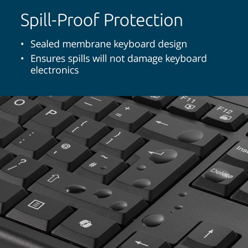 Kensington EQ KM270 Wireless Rechargeable Keyboard and Mouse Set - K75560UK