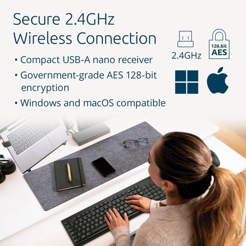 Kensington K75562UK KM150 Wireless Desktop Set
