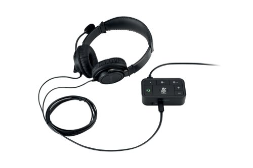 AC83300 Kensington Universal 3-in-1 Pro Audio Headset Switch Black K83300WW