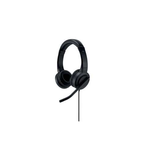 Kensington H1000 USB-C On-Ear Headband Wired Headset Black K83450WW - AC83450