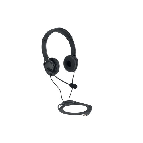 Kensington Classic EQ USB-C® Headset with Mic and Volume Control K97464WW Buy online at Office 5Star or contact us Tel 01594 810081 for assistance