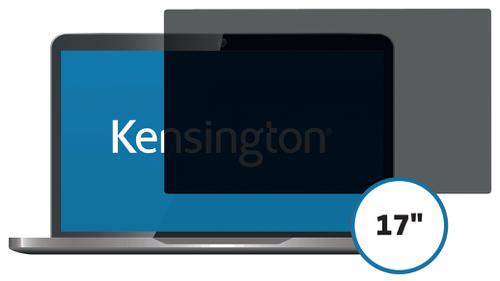 Kensington Laptop Privacy Screen Filter 2-Way Removable 17" 5:4 Black