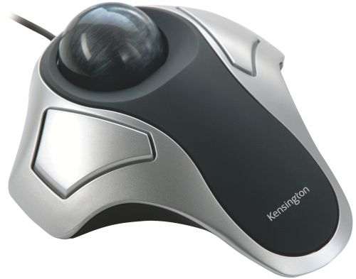 Kensington Orbit Wired Optical Trackball Mouse Black/Silver 64327EU