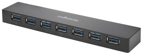 Kensington USB 3.0 7-Port Hub + Charging Black