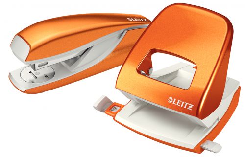 Leitz  NeXXt  WOW 2 Hole Punch Metallic Orange 50081044