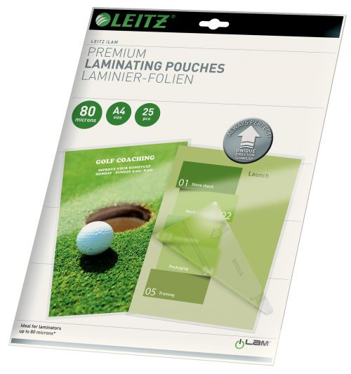 Leitz iLAM UDT Hot Laminating Pouches A4 80 microns (Pack 25)