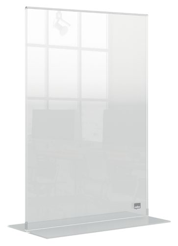 Nobo Premium Plus A4 Clear Acrylic Freestanding Poster Frame