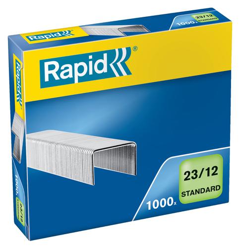 Rapid Standard Staples 23/12  (1000) - Outer carton of 10