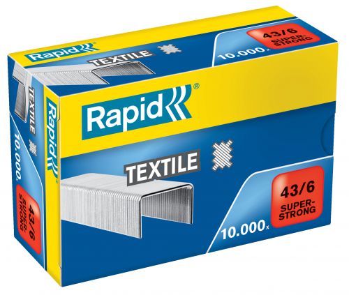Rapid 43/6 K1 Textile Staples (10000)