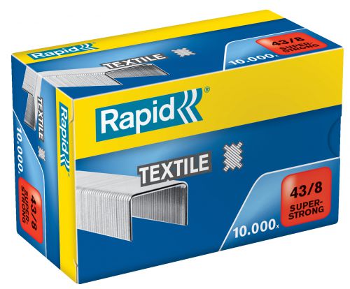 Rapid 43/8 K1 Textile Staples (10000)