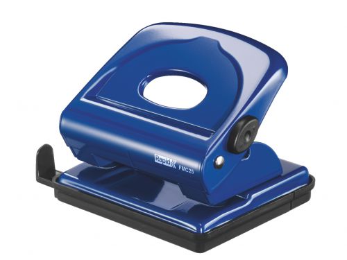 Rapid FMC25+ Fashion Strong Metal Office Hole Punch - Blue
