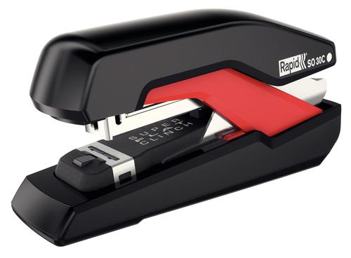 Rapid Supreme Omnipress Compact Stapler SO30c Black/Red