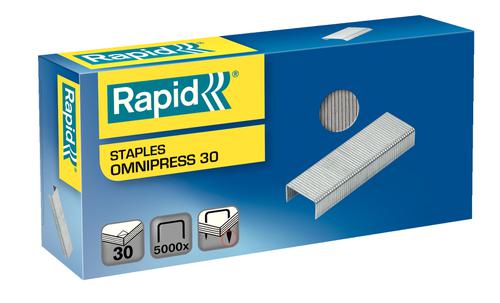 Rapid Omnipress 30 Staples (5000) - Outer carton of 5