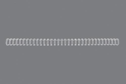 GBC Binding Wire Element A4 8mm 34 Loop White (Pack 100) RG810570