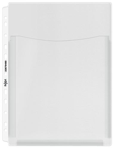 Rexel Extra Capacity Pocket A4 Clear (Pack 5)