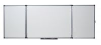 Nobo Confidential Lockable Non-Magnetic Whiteboard Aluminium Frame 900x1200mm 31630514