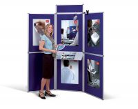 Nobo ProPanel Display System 6 Panel Blue 1901169