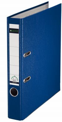 Leitz 180 Lever Arch File Polypropylene A4 52mm Spine Width Blue (Pack 10) 10151035